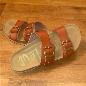 Mad Love Tan Birkenstocks